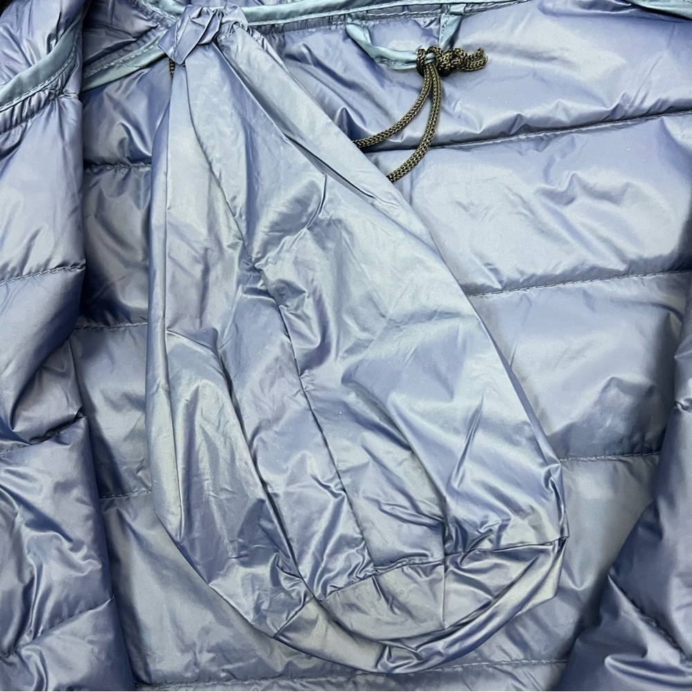 NWT Unbranded Women’s Ultra Light Down Full Zip Jacket Blue Hoodie Sz Small - Picture 13 of 13
